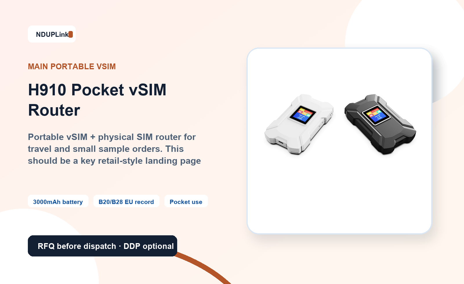 H910 Pocket vSIM Router
