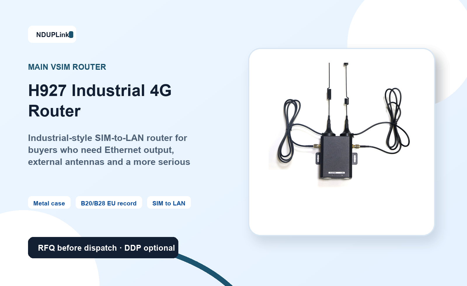 H927 Industrial 4G Router